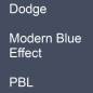 Preview: Dodge, Modern Blue Effect, PBL.